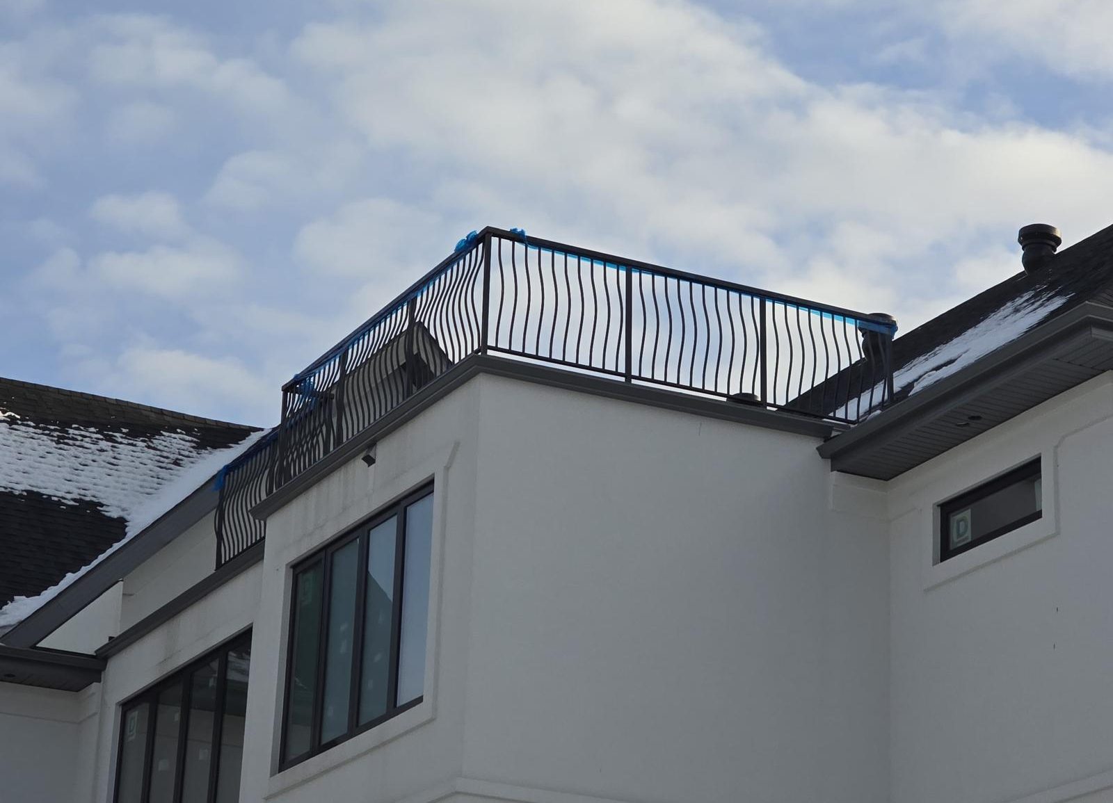 Aluminium spindle Railing
